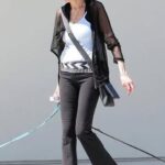 70s Iconic Actress Draws Attention During a Casual Dog Walk